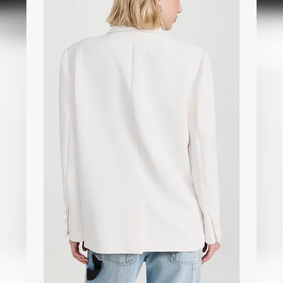 Good American Women's Luxe Suiting Boyfriend Blazer - Picture 3 of 16